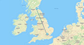 Londres y Edimburgo en avión