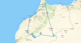 Ciudades Imperiales, desierto y Chefchaouen en riads