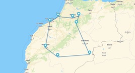 Ciudades Imperiales y desierto en riads desde Casablanca
