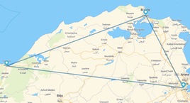 Norte de Túnez con Bizerta, Tabarka y Dougga