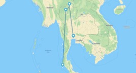 Bangkok, Chiang Rai, Chiang Mai y Phuket