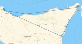 Escapada en coche a Sicilia desde Catania