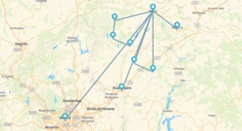 Guadalajara y la Ruta de los Pueblos Negros, desde Madrid