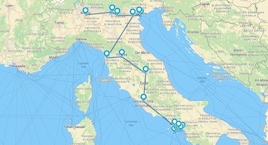 Milán, Lago de Garda, Venecia, Florencia, Roma y la Costa Amalfitana