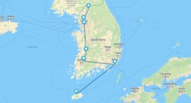 Seúl, Jeonju, Busan e Isla de Jeju