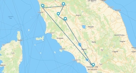 Ruta por los Tesoros de Italia: lo mejor de Roma y Toscana