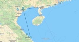 Hong Kong y Norte y Centro de Vietnam