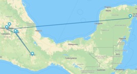Ciudad de México, Puebla, Oaxaca, Cholula y Riviera Maya