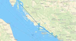 De Split a Dubrovnik con la Isla de Hvar