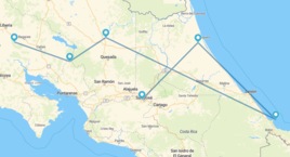 Tortuguero, Caribe, Arenal, Monteverde y Guanacaste