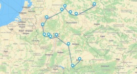 Múnich, Frankfurt, Rhin, Hanover y Berlín