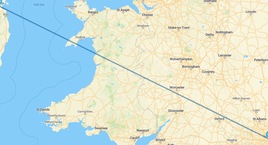 Londres y Dublín en avión