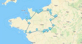 Ruta por Normandía, Bretaña y Valle del Loira
