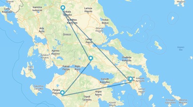 Atenas y Peloponeso: Olimpia, Delfos y Meteora