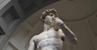 Florencia visitando Galería de la Academia