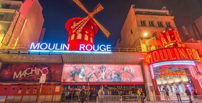 Tour nocturno y Moulin Rouge